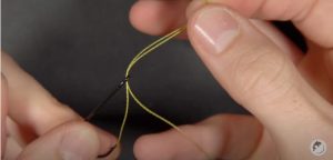 How to tie a palomar knot